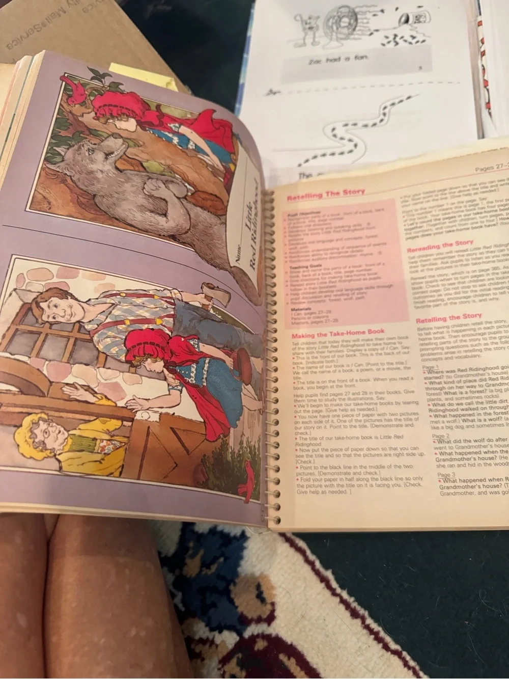 Education lessons and books